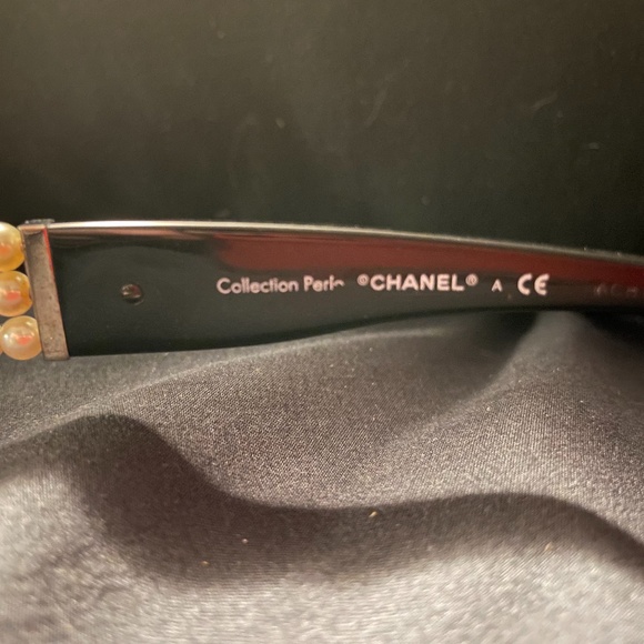 Rare Chanel Eyeglasses Womens Collection Perle Black Optic Italy Rare Frames - Picture 3 of 8